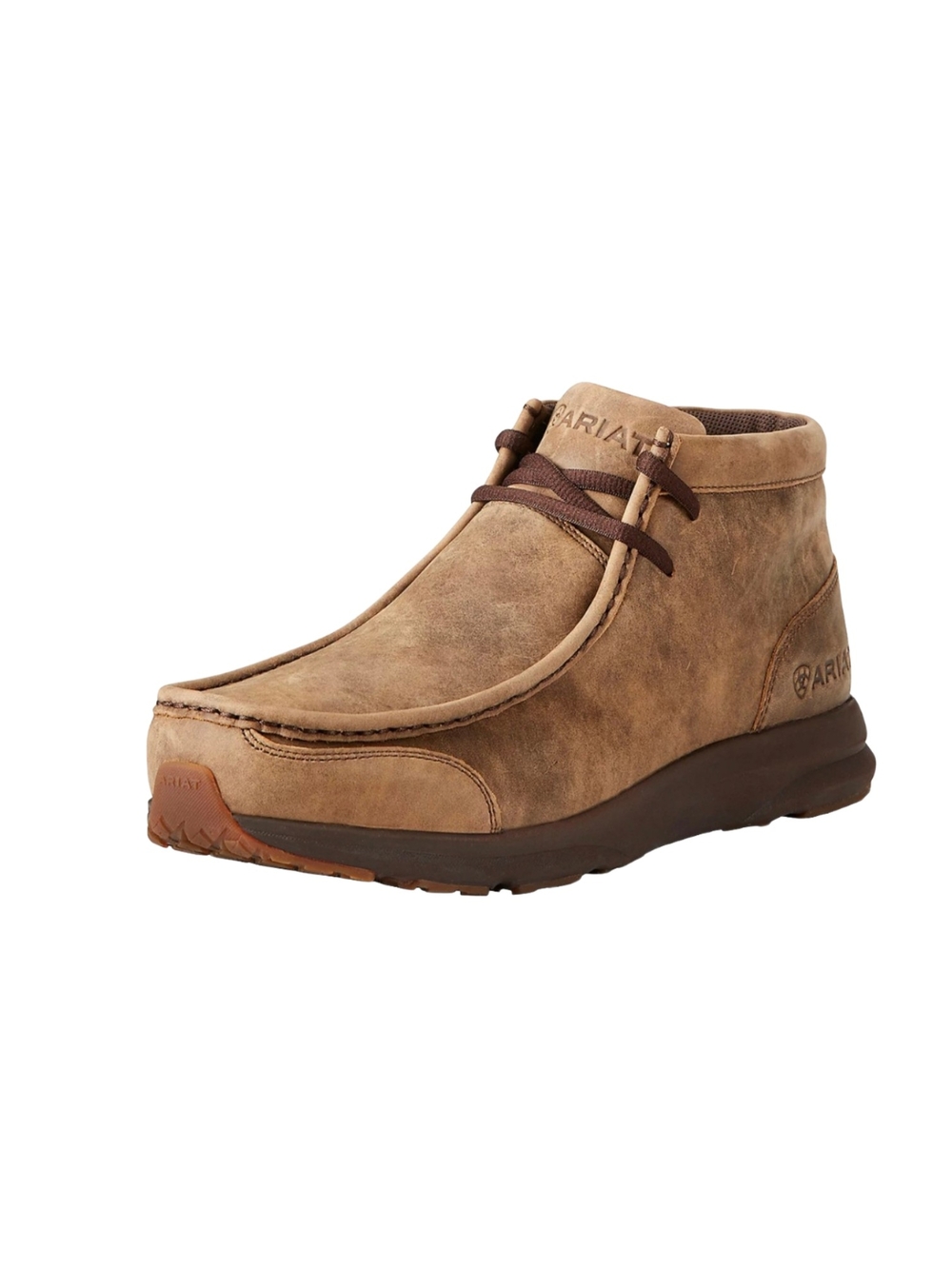 Ariat Spitfire Brown Bomber Leather Moc Toe Chukka Boots Men 12 NWOB